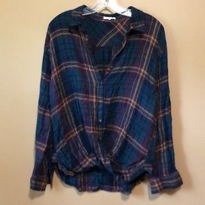 Maurices Womens Twisted Bottom Flannel